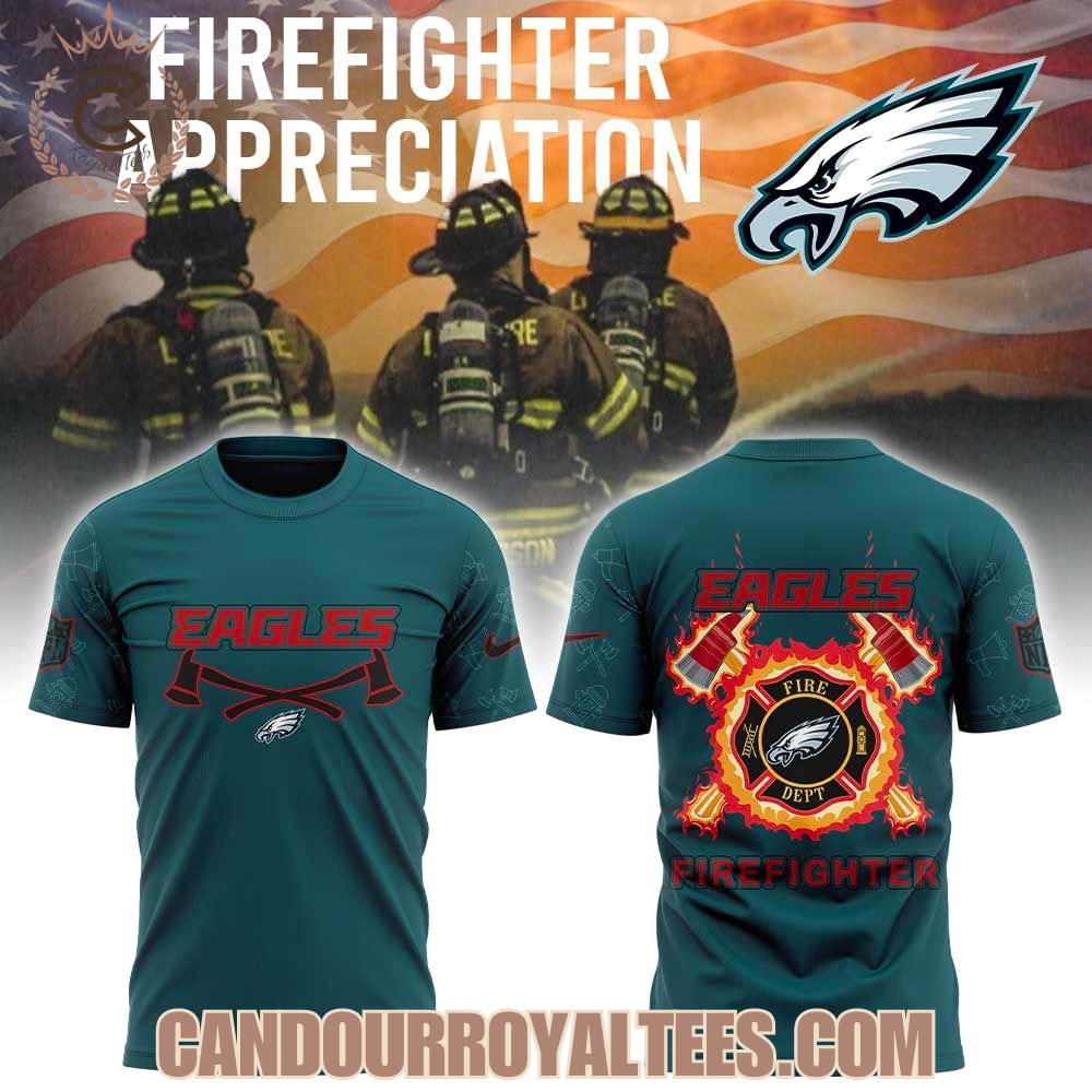 Philadelphia Eagles Firefighter Appreciation Hoodie Philadelphia Eagles Firefighter Appreciation Hoodie