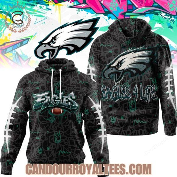 Philadelphia Eagles Graffiti For Life Design Shirts