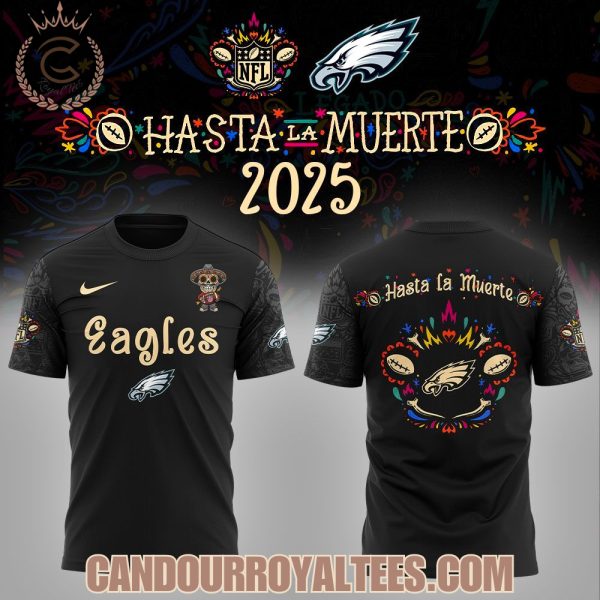 Philadelphia Eagles Hasta la Muerte 2025 Hoodie