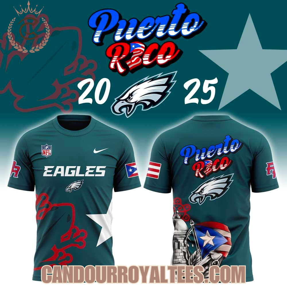 Philadelphia Eagles Puerto Rico 2025 Hoodie Philadelphia Eagles Puerto Rico 2025 Hoodie
