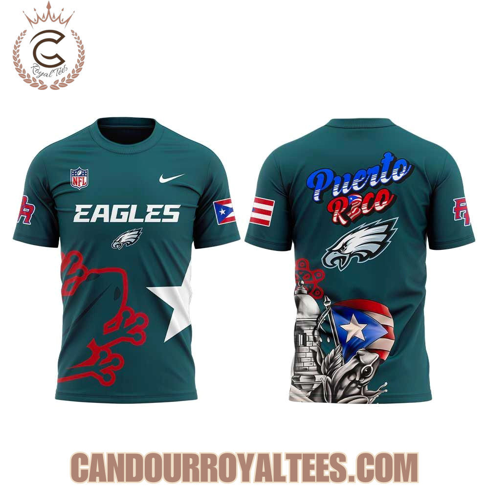 Philadelphia Eagles Puerto Rico 2025 Hoodie Philadelphia Eagles Puerto Rico 2025 Hoodie