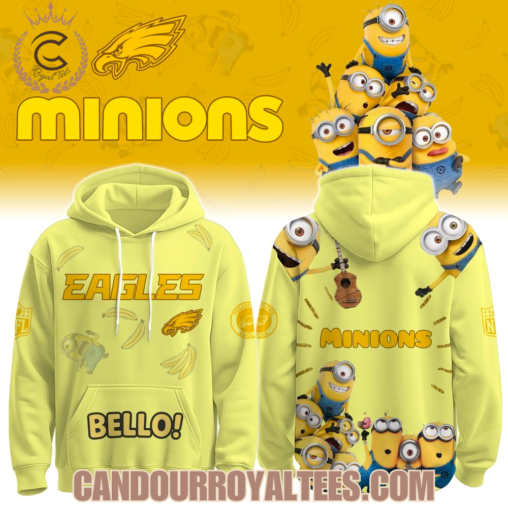 Philadelphia Eagles x Minions 2025 Hoodie Philadelphia Eagles x Minions 2025 Hoodie