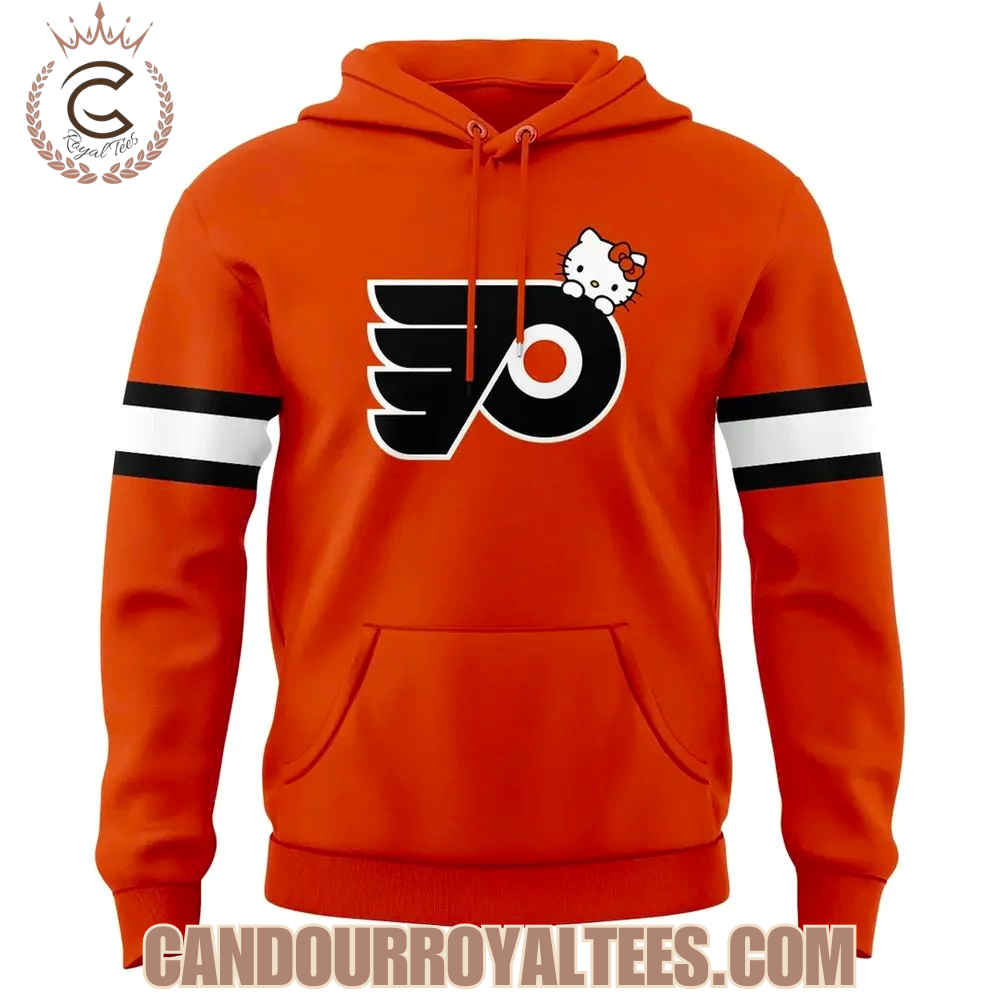 Philadelphia Flyers Hello Kitty Night Hoodie Philadelphia Flyers Hello Kitty Night Hoodie