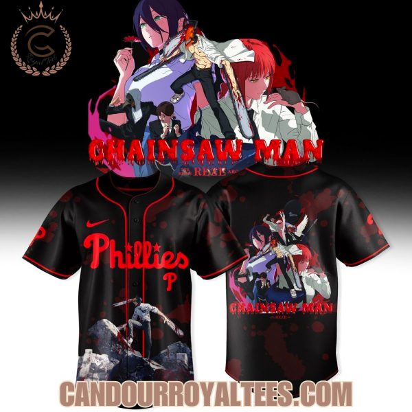 Philadelphia Phillies x Chainsaw Man Reze Jersey