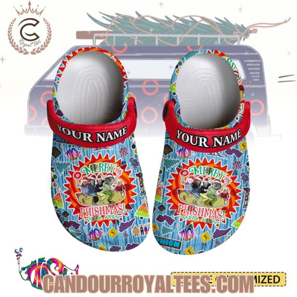 Phish Music Christmas Crocs