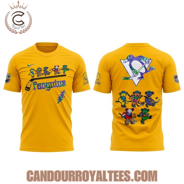 Pittsburgh Penguins Grateful Dead Night 2025 Hoodie