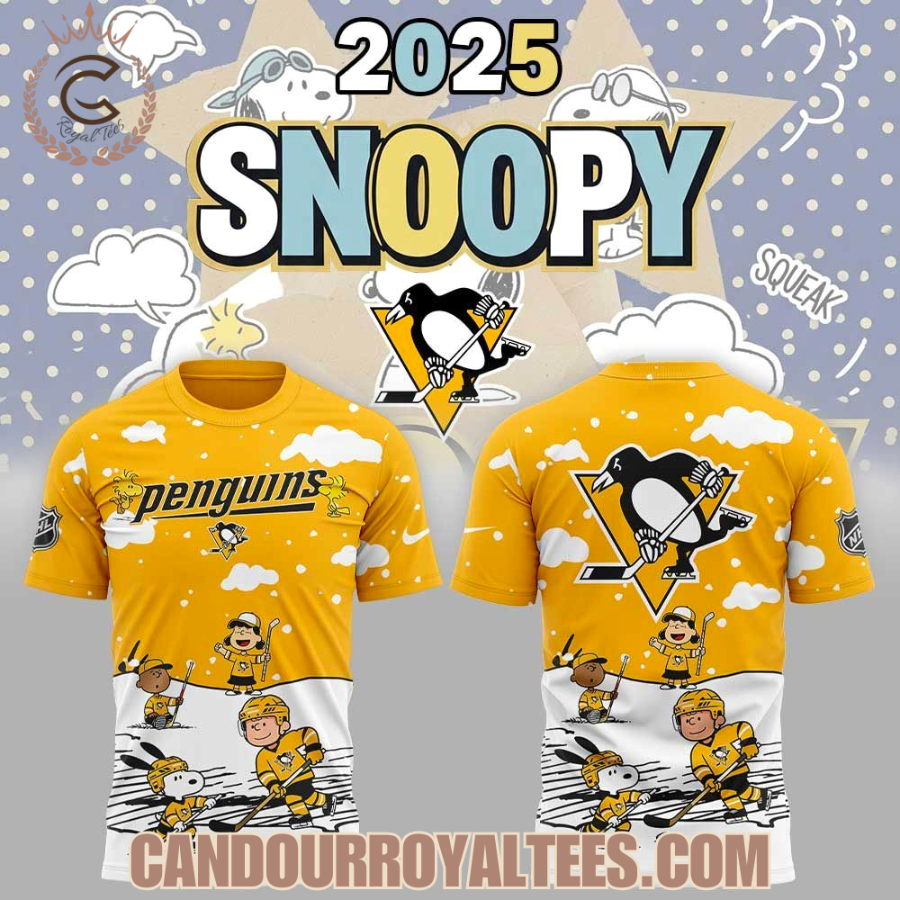 Pittsburgh Penguins Snoopy and Peanuts 2025 Hoodie Pittsburgh Penguins Snoopy and Peanuts 2025 Hoodie
