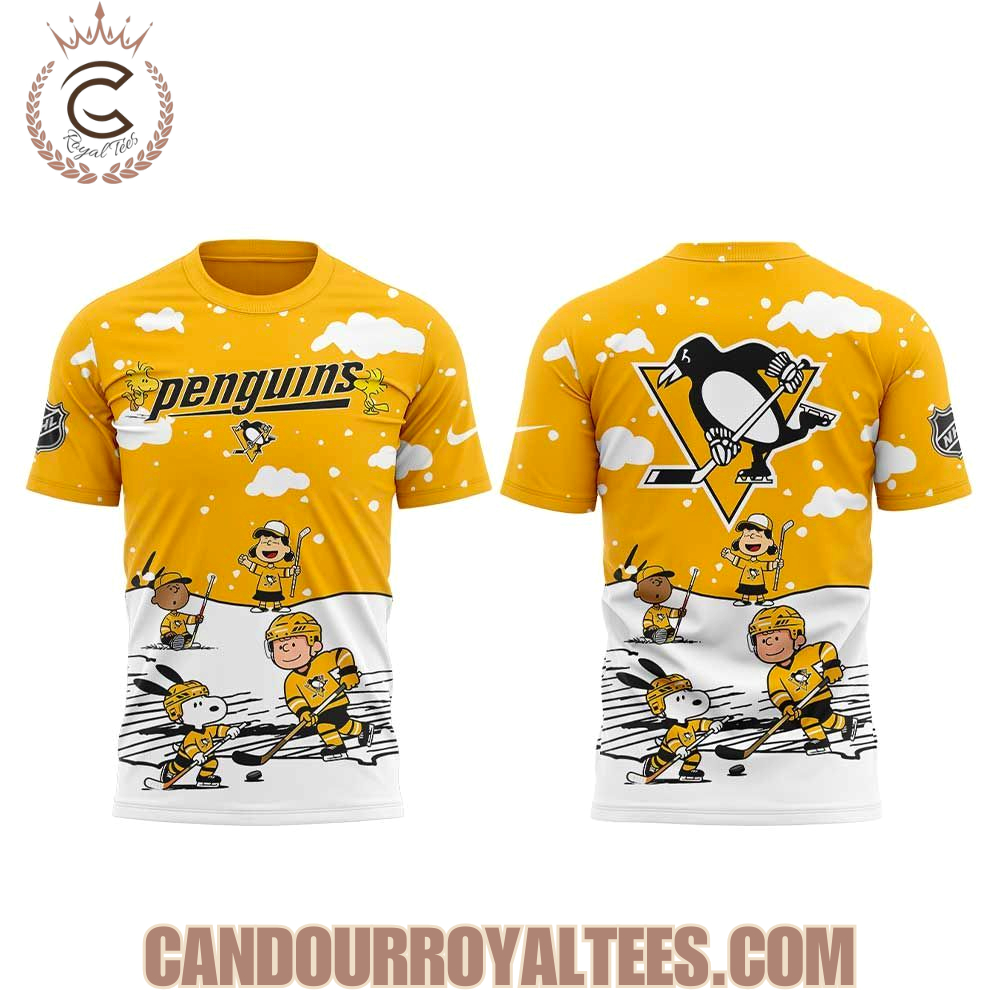 Pittsburgh Penguins Snoopy and Peanuts 2025 Hoodie Pittsburgh Penguins Snoopy and Peanuts 2025 Hoodie