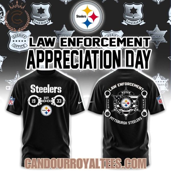 Pittsburgh Steelers Law Enforcement Tshirt, Hoodie