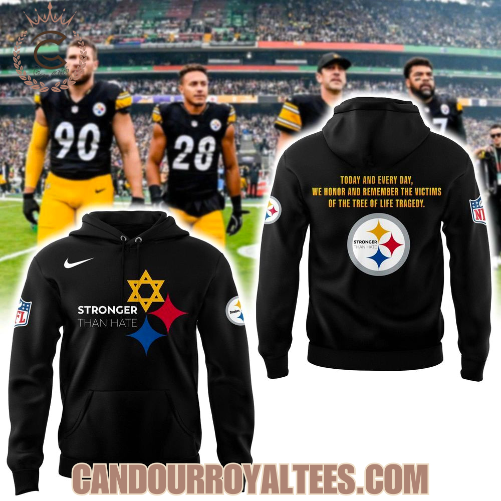 Pittsburgh Steelers Stronger Than Hate Hoodie Pittsburgh Steelers Stronger Than Hate Hoodie