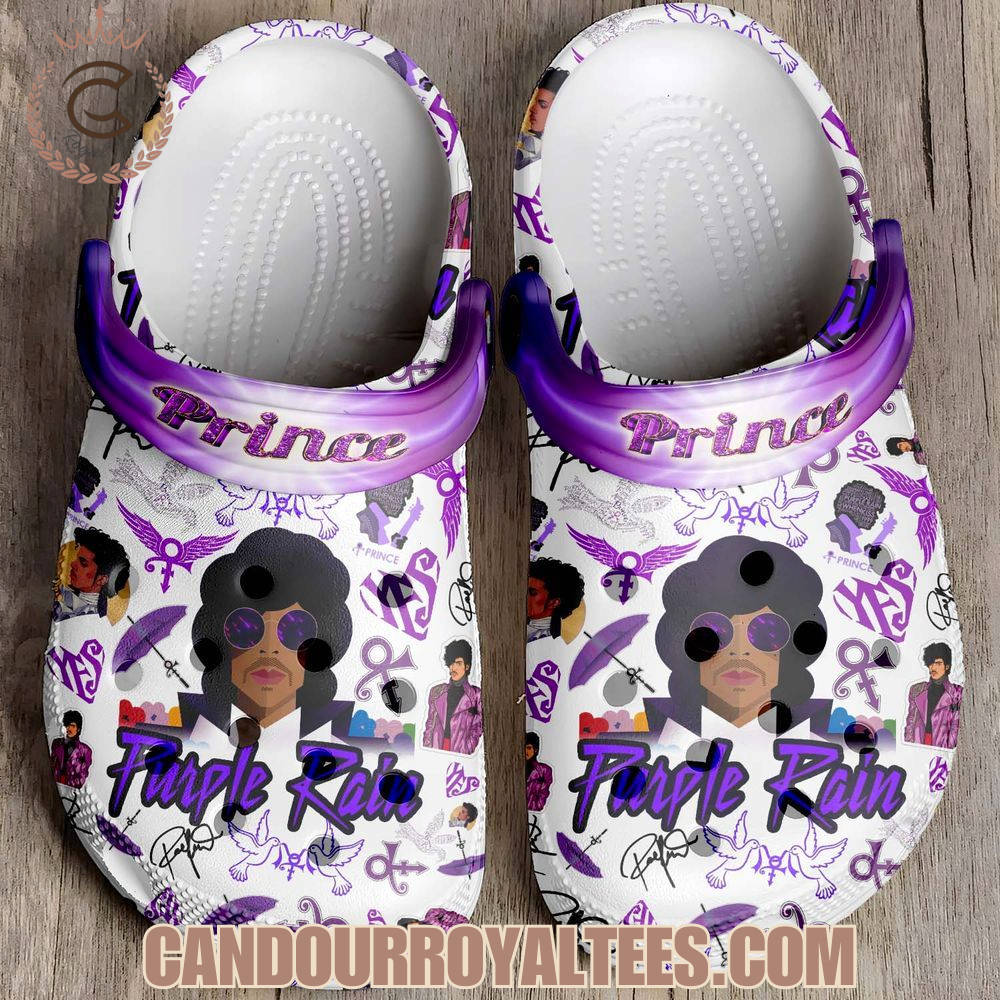 Prince Music Christmas Crocs Prince Music Christmas Crocs