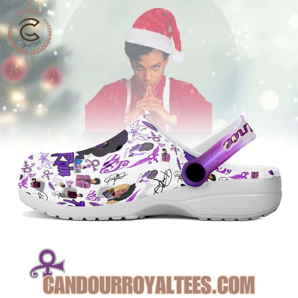 Prince Music Christmas Crocs Prince Music Christmas Crocs