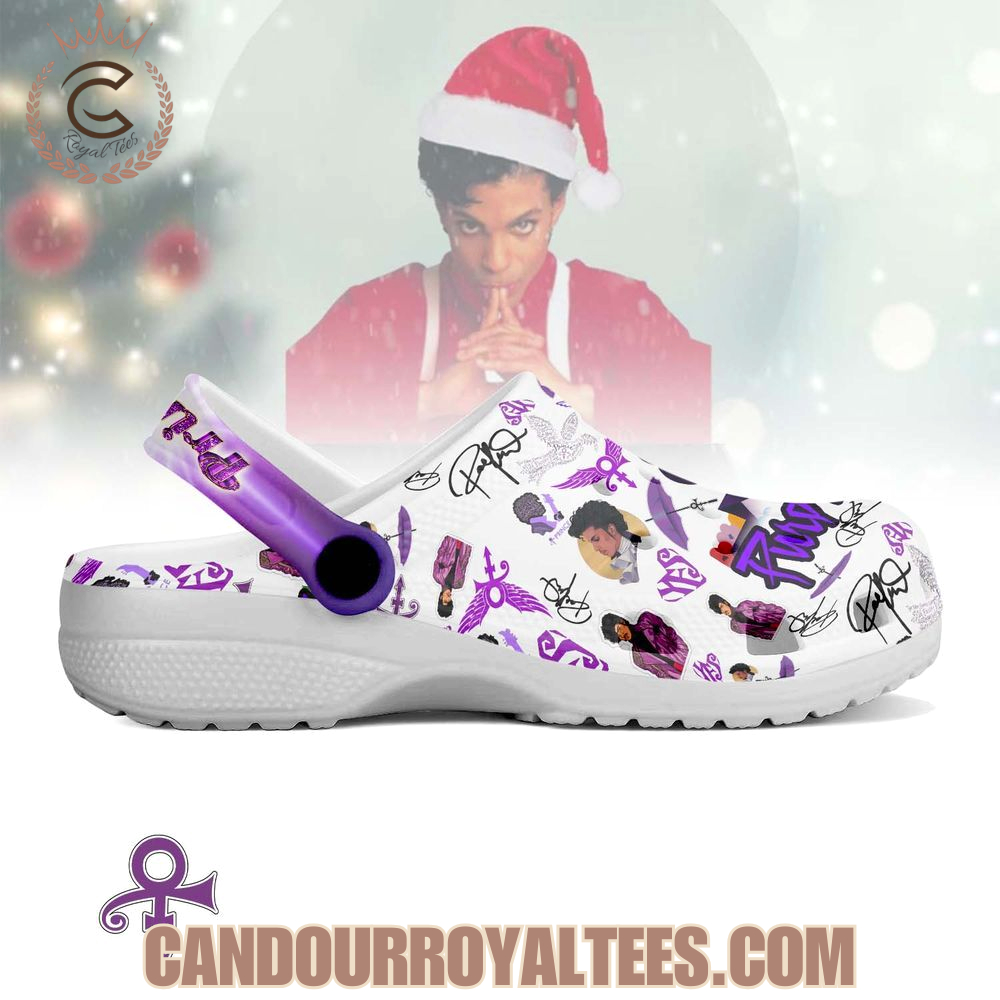 Prince Music Christmas Crocs Prince Music Christmas Crocs