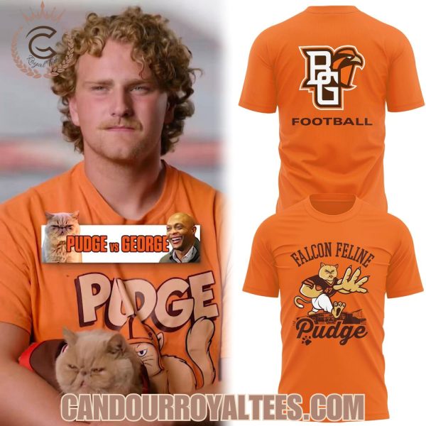 Pudge the Cat BGSU Football T-Shirt Pudge the Cat BGSU Football T-Shirt