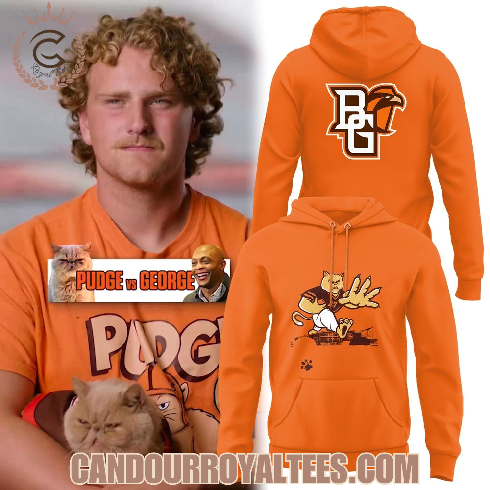 Pudge the Cat BGSU Football T-Shirt Pudge the Cat BGSU Football T-Shirt