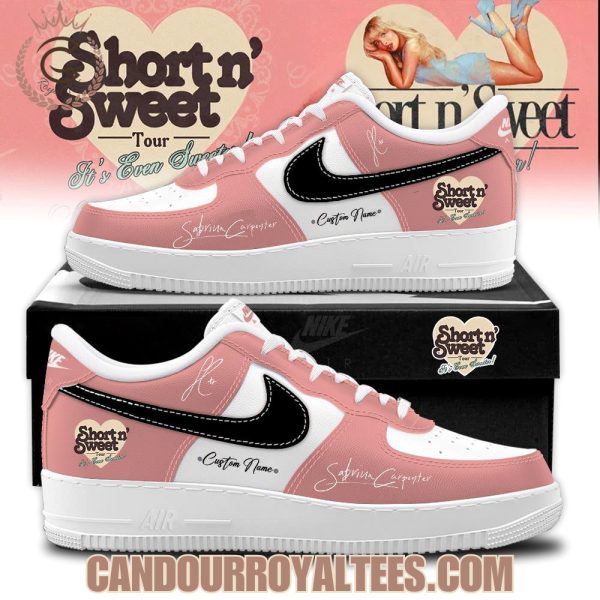 Sabrina Carpenter’s Short n’ Sweet Tour Air Force 1