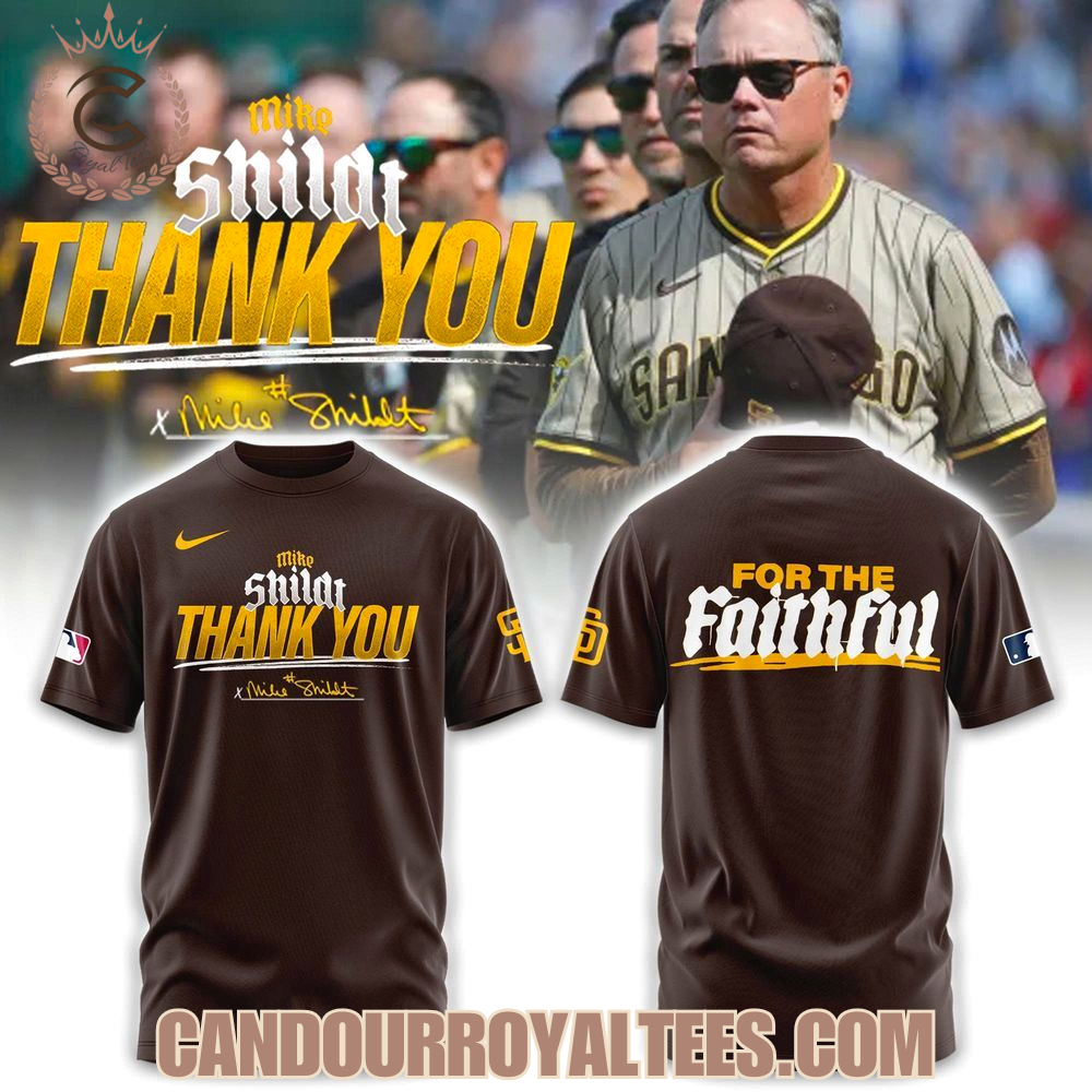 San Diego Padres Mike Shildt Thank You Tshirt, Hoodie San Diego Padres Mike Shildt Thank You Tshirt, Hoodie