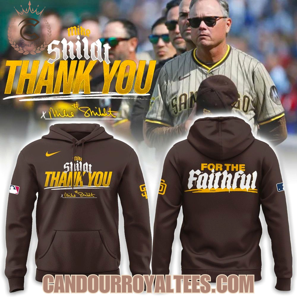 San Diego Padres Mike Shildt Thank You Tshirt, Hoodie San Diego Padres Mike Shildt Thank You Tshirt, Hoodie