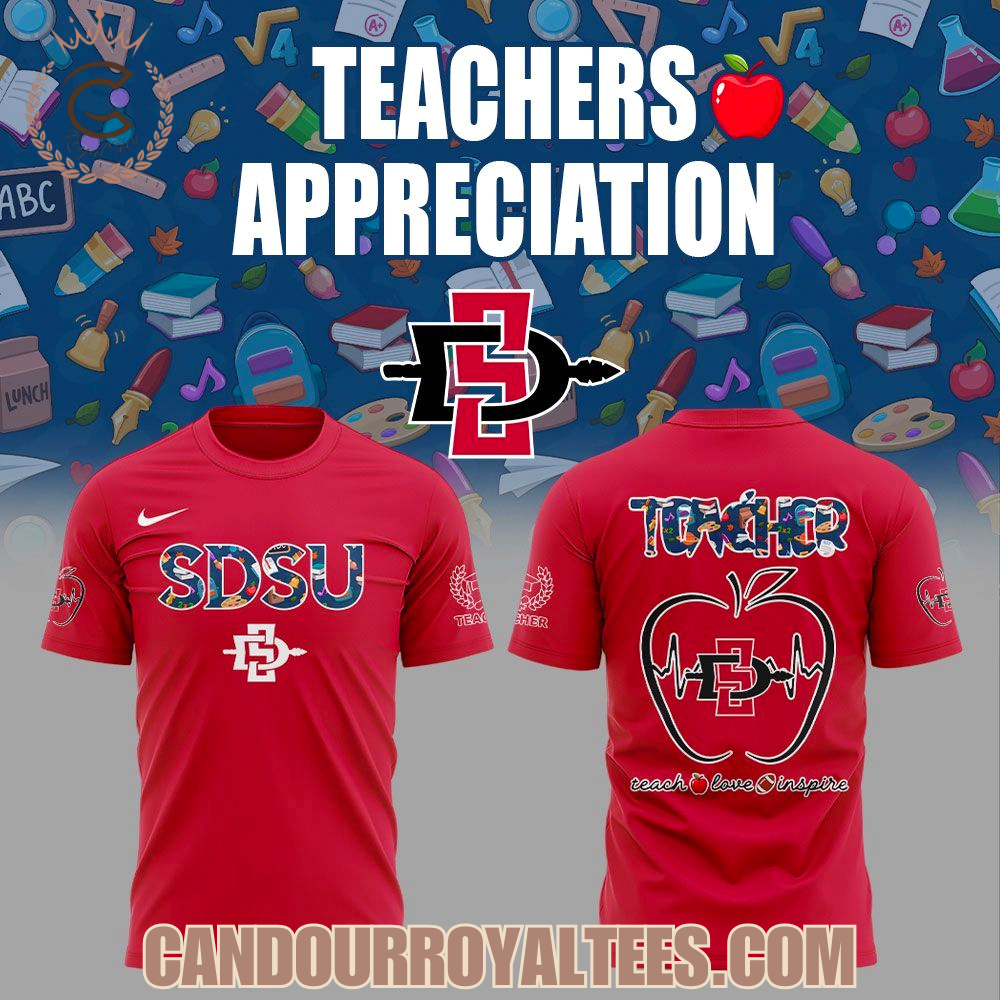 San Diego State Teachers Appreciation 2025 Hoodie San Diego State Teachers Appreciation 2025 Hoodie