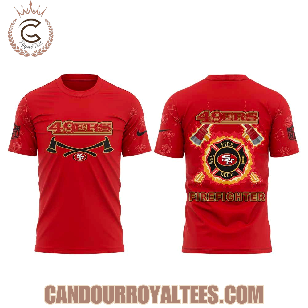 San Francisco 49ers Firefighter Appreciation Hoodie San Francisco 49ers Firefighter Appreciation Hoodie