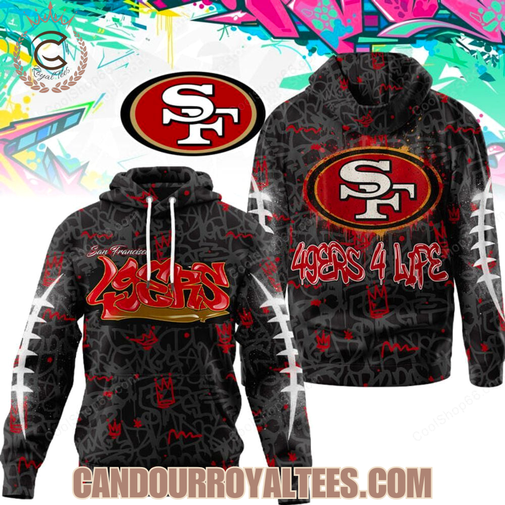 San Francisco 49ers Graffiti For Life Design Shirts San Francisco 49ers Graffiti For Life Design Shirts