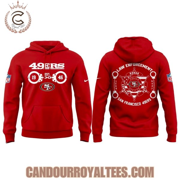 San Francisco 49ers Law Enforcement Tshirt, Hoodie