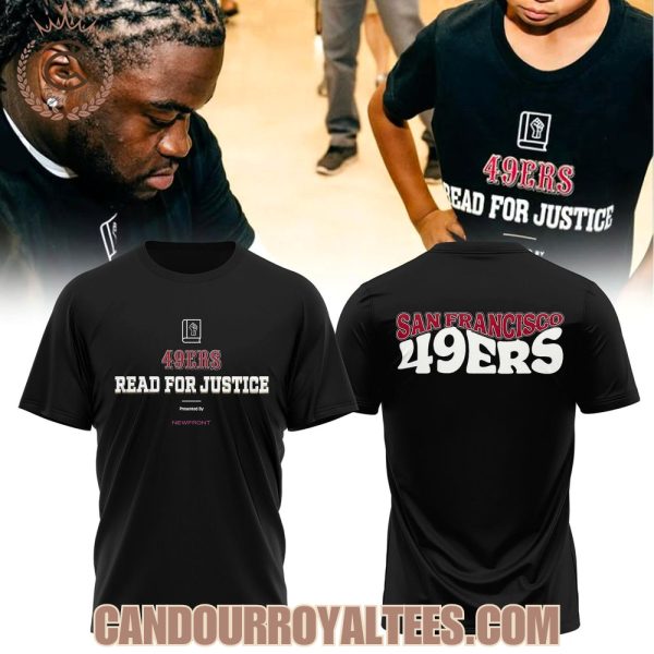 San Francisco 49ers Read for Justice T-Shirt