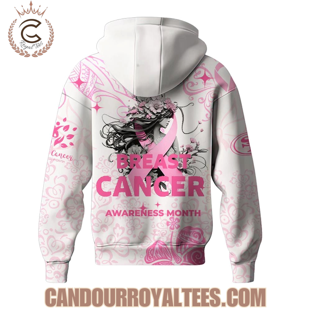 San Francisco 49ers x Breast Cancer Awareness Month 2025 Hoodie San Francisco 49ers x Breast Cancer Awareness Month 2025 Hoodie