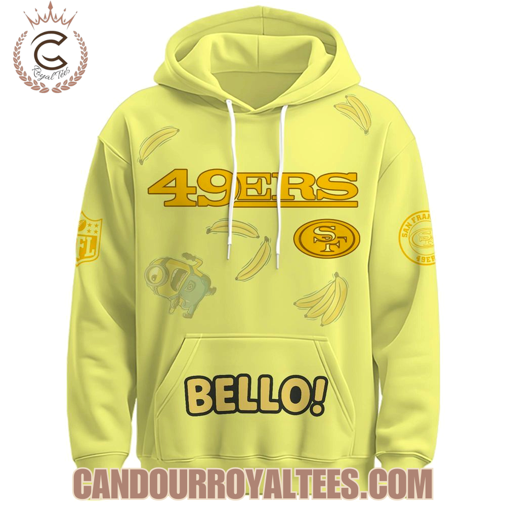 San Francisco 49ers x Minions 2025 Hoodie San Francisco 49ers x Minions 2025 Hoodie