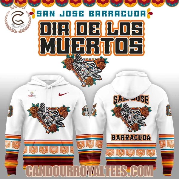 San Jose Barracuda Dia De Los Muertos Hoodie San Jose Barracuda Dia De Los Muertos Hoodie