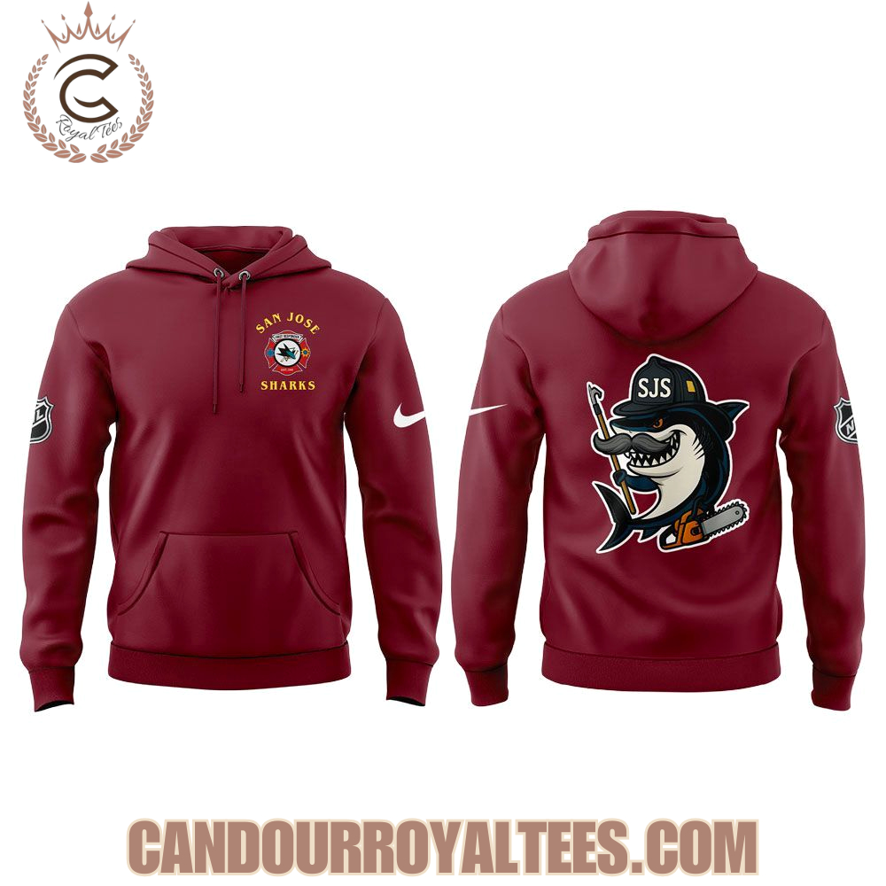 San Jose Sharks First Responders Night 2025 Hoodie San Jose Sharks First Responders Night 2025 Hoodie