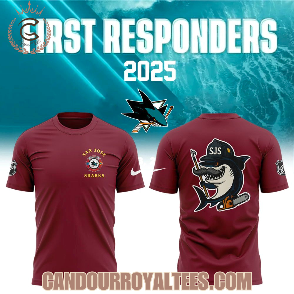 San Jose Sharks First Responders Night 2025 Hoodie San Jose Sharks First Responders Night 2025 Hoodie