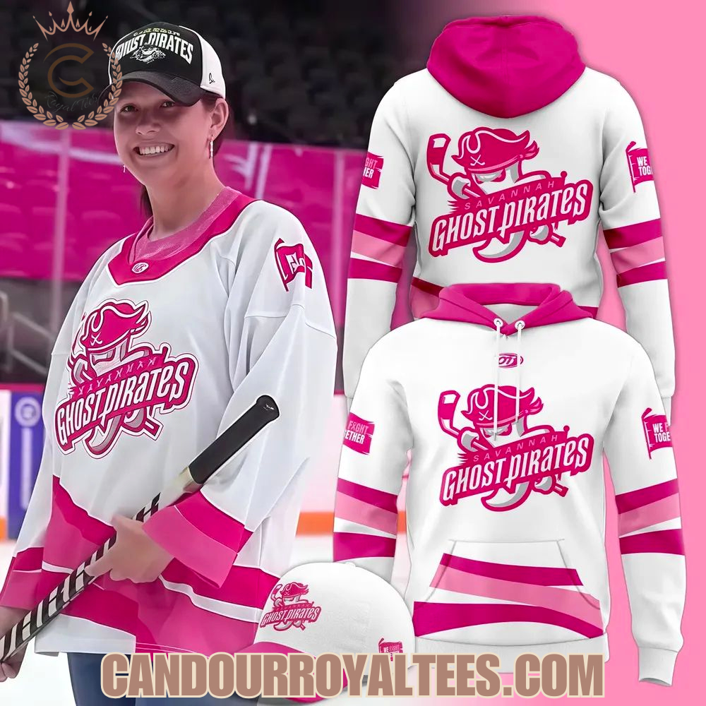 Savannah Ghost Pirates Cancer Specialty Hoodie 2025 Savannah Ghost Pirates Cancer Specialty Hoodie 2025