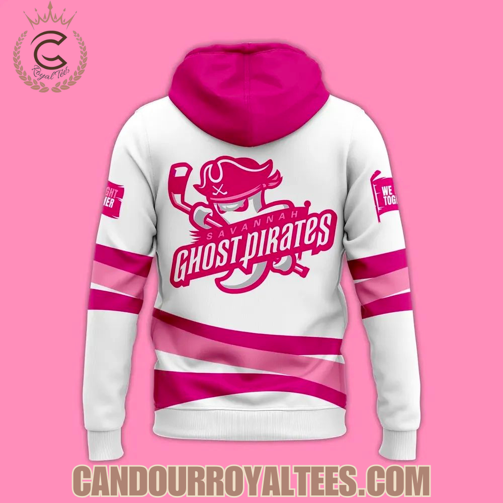 Savannah Ghost Pirates Cancer Specialty Hoodie 2025 Savannah Ghost Pirates Cancer Specialty Hoodie 2025