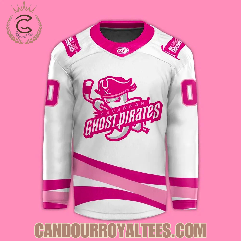 Savannah Ghost Pirates Cancer Specialty Jersey 2025 Savannah Ghost Pirates Cancer Specialty Jersey 2025