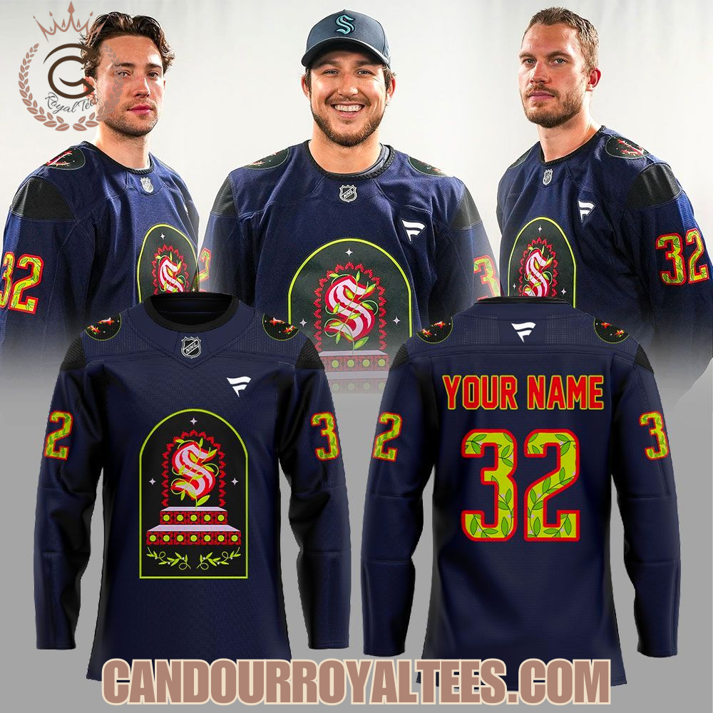 Seattle Kraken Hispanic Heritage Night 2025 Combo Hockey Jersey Custom Name, Number For Fans Seattle Kraken Hispanic Heritage Night 2025 Combo Hockey Jersey Custom Name, Number For Fans
