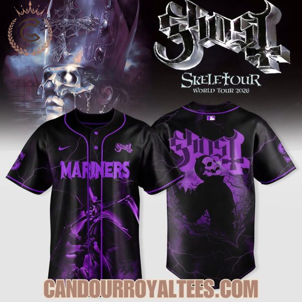 Seattle Mariners x Ghost Skeletour 2026 North America Jersey