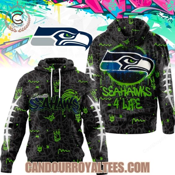 Seattle Seahawks Graffiti For Life Design Shirts Seattle Seahawks Graffiti For Life Design Shirts