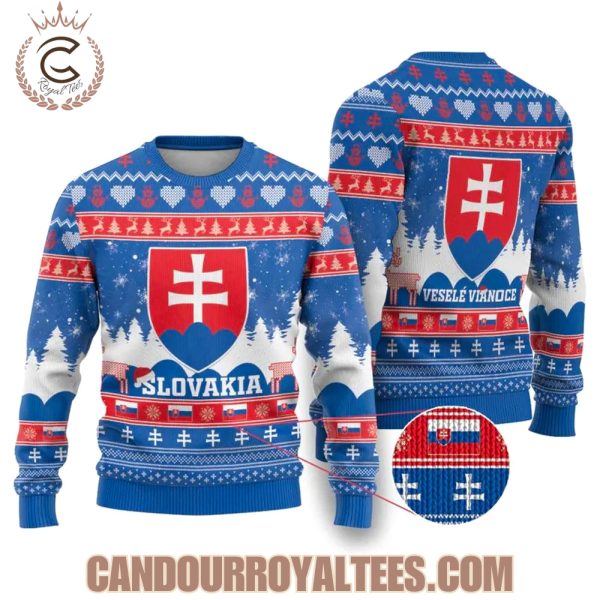 Slovakia Christmas Ugly Christmas Sweater Vesele Vianoce
