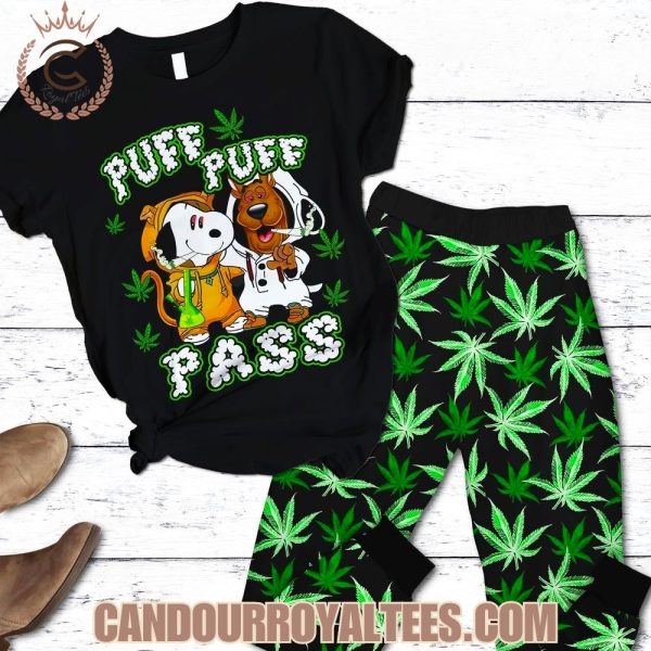 Snoopy & Scooby-Doo Puff Puff Pass Pajamas Set Snoopy & Scooby-Doo Puff Puff Pass Pajamas Set