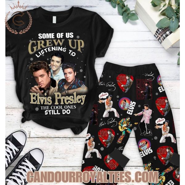 Some Of Us Grew Up Listening To Elvis Presley The Cool Ones Still Do Pajamas Set Some Of Us Grew Up Listening To Elvis Presley The Cool Ones Still Do Pajamas Set