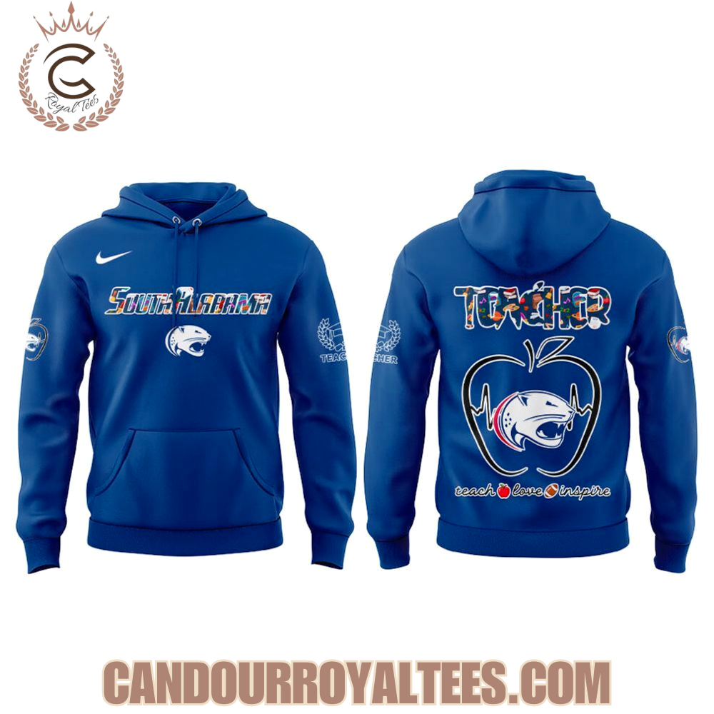 South Alabama Jaguars Teachers Appreciation 2025 Hoodie South Alabama Jaguars Teachers Appreciation 2025 Hoodie
