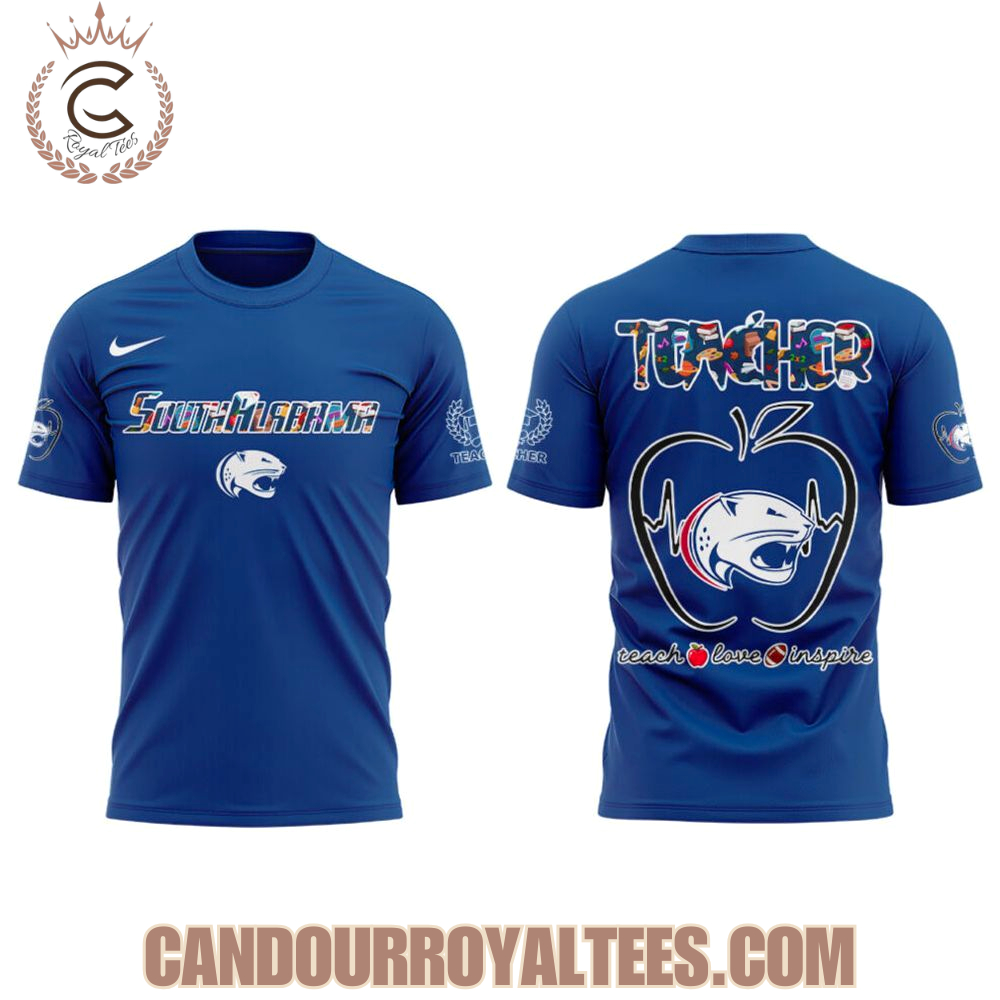 South Alabama Jaguars Teachers Appreciation 2025 Hoodie South Alabama Jaguars Teachers Appreciation 2025 Hoodie