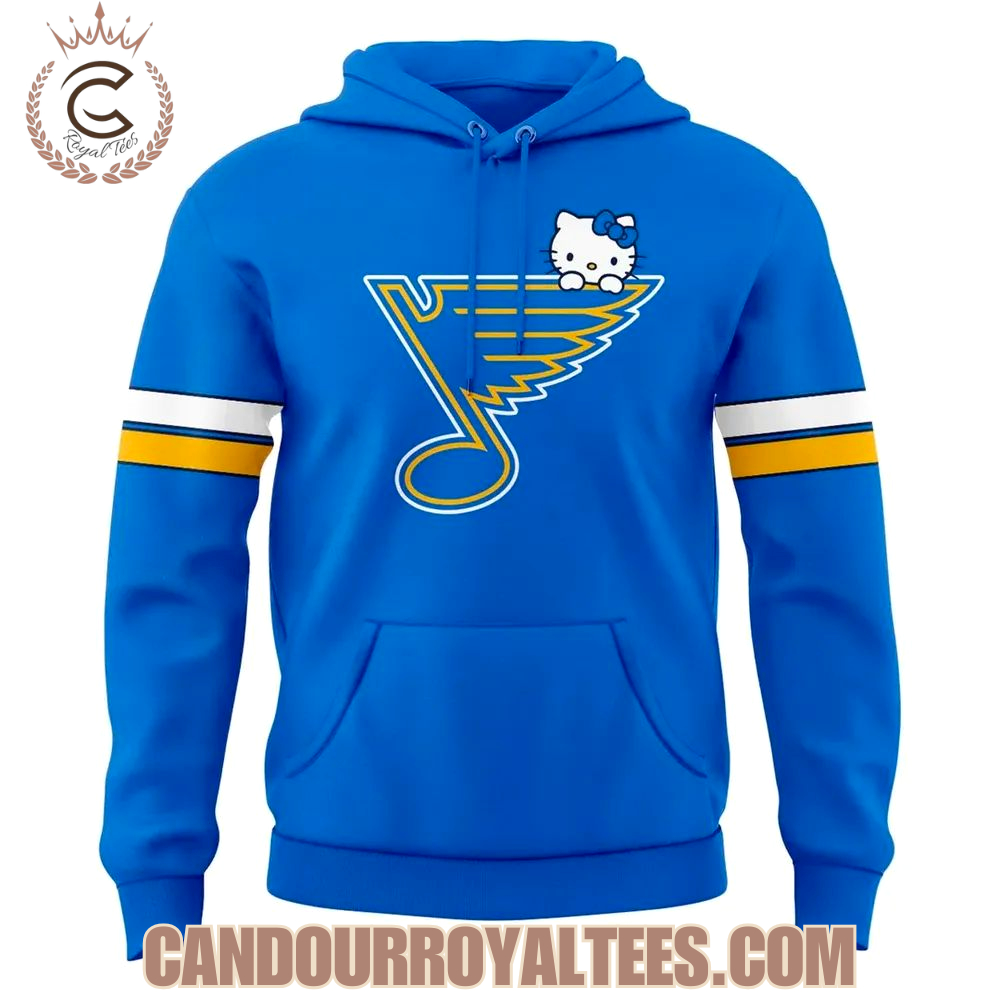 St. Louis Blues Hello Kitty Night Hoodie St. Louis Blues Hello Kitty Night Hoodie