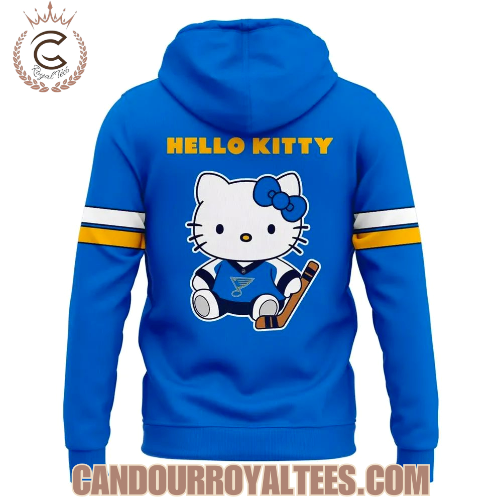 St. Louis Blues Hello Kitty Night Hoodie St. Louis Blues Hello Kitty Night Hoodie