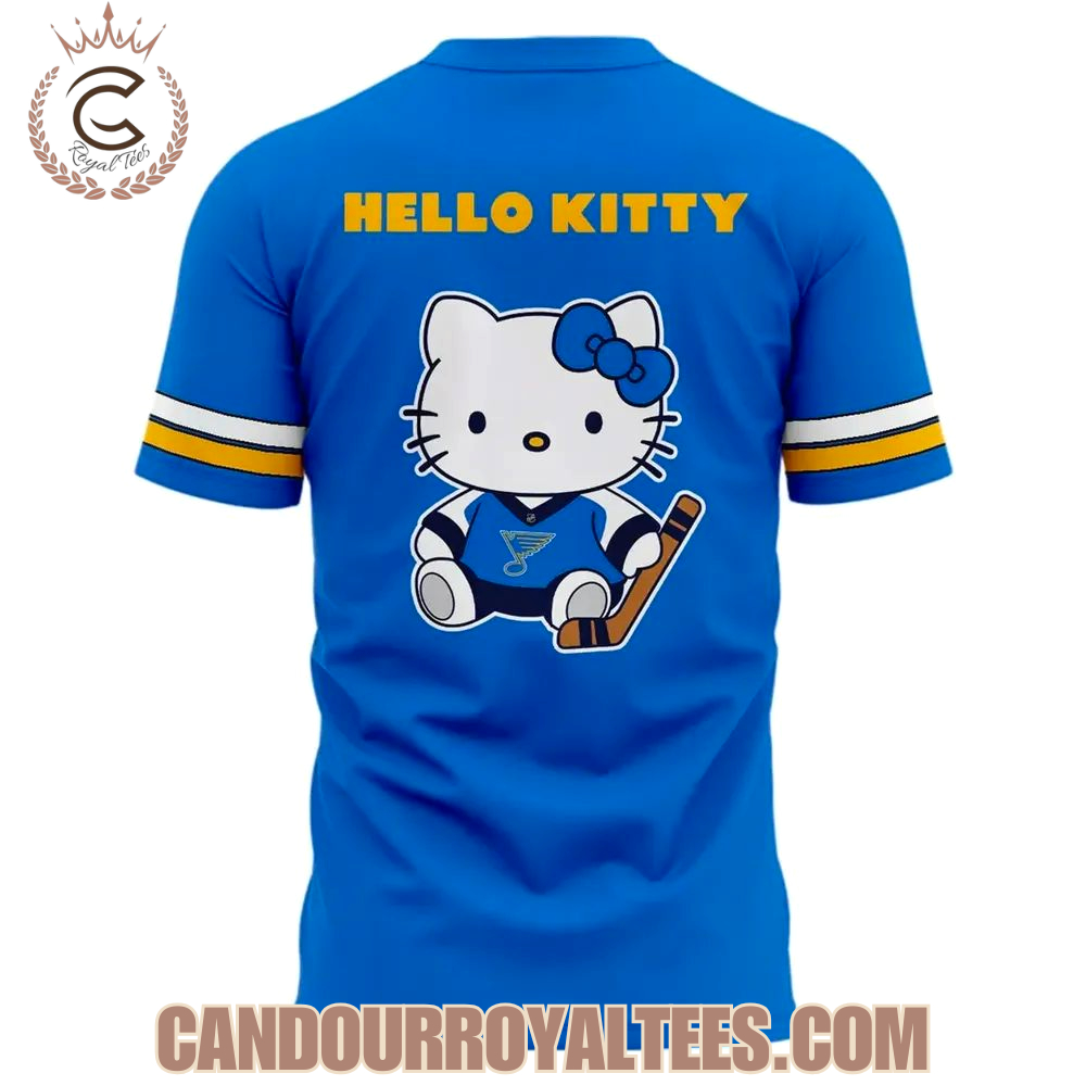 St. Louis Blues Hello Kitty Night Hoodie St. Louis Blues Hello Kitty Night Hoodie