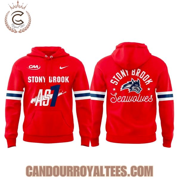 Stony Brook Football Red Out Uniform Hoodie