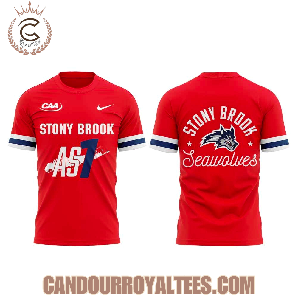 Stony Brook Football Red Out Uniform Hoodie Stony Brook Football Red Out Uniform Hoodie
