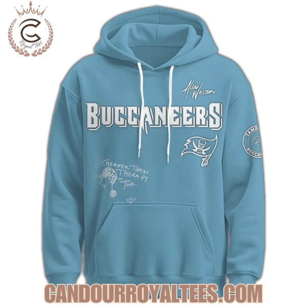 Tampa Bay Buccaneers x Alex Warren Cheaper Than Therapy Tour 2025 Hoodie