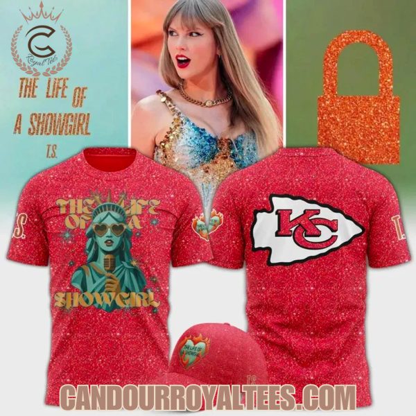 Taylor Swift Life Of A Showgirl x Kansas City Chiefs T-Shirt, Hoodie